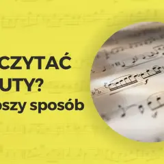 Jak czytać nuty na gitarze? Najszybszy sposób na naukę gry. Zbliżenie na zapis nutowy.