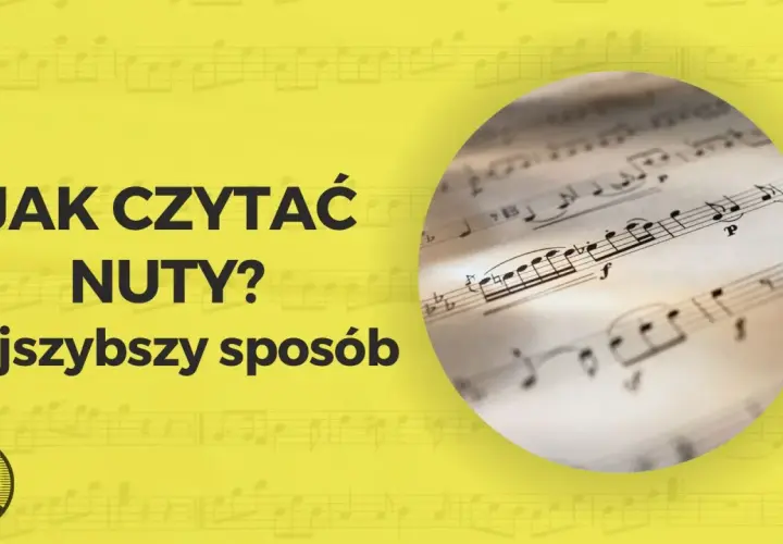 Jak czytać nuty na gitarze? Najszybszy sposób na naukę gry. Zbliżenie na zapis nutowy.
