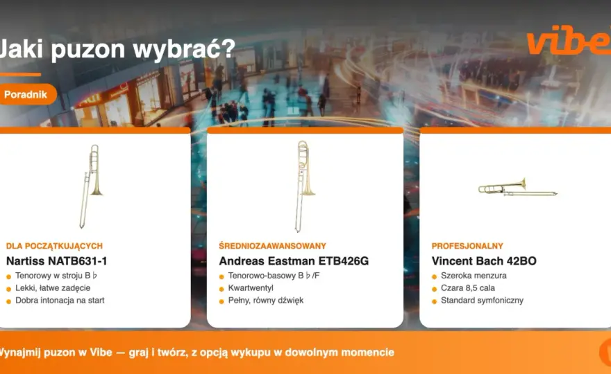 Puzon – jaki wybrać? Tenorowy, basowy, altowy? Poradnik