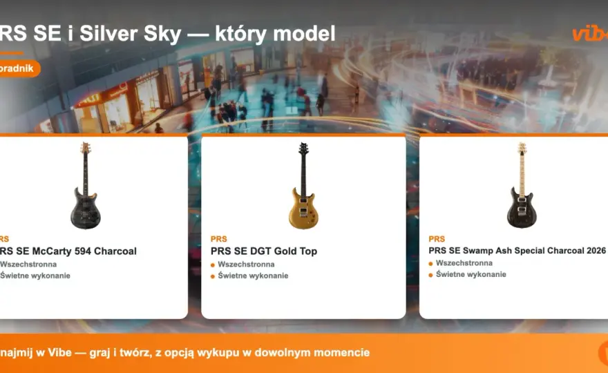 Gitary PRS - Czy to instrument dla Ciebie? Przewodnik po modelach